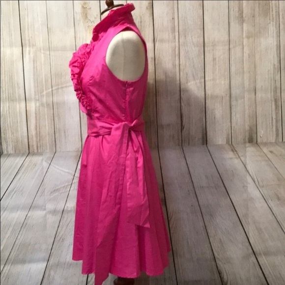 Faux wrap dress with ruffle detailing - Picture 3 of 5